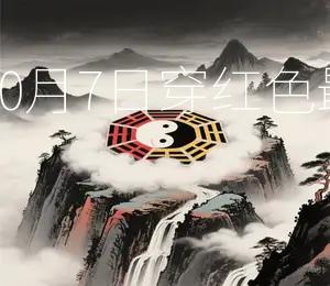 2025年10月7日穿红色最能旺运